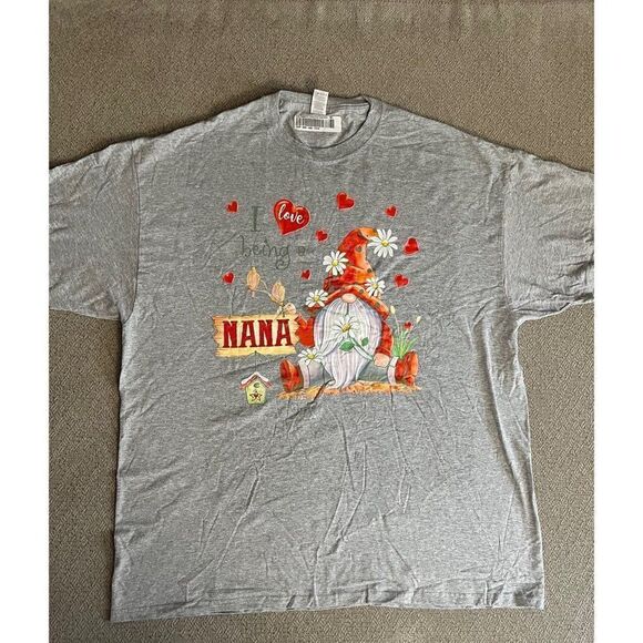 Brand New I Love‎ Being A Nana Summer Short Sleeve Size Large Unisex Tees - Picture 2 of 6
